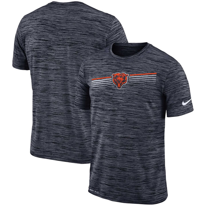 Chicago Bears Nike Sideline Velocity Performance T-Shirt Heathered Gray,We sell and wholesale Chicago Bears Nike Sideline Velocity Performance T-Shirt Heathered Gray on line form chian!